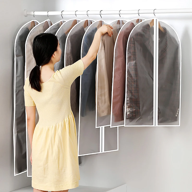 Dust Proof Clothes Hanging Organizer EVA Garment Dress Clothes Suit Coat Home Storage Bag Pouch Case Wardrobe Hanging Clothing
Dust Proof Clothes Hanging Organizer EVA Garment Dress Clothes Suit Coat Home Storage Bag Pouch Case Wardrobe Hanging Clothing