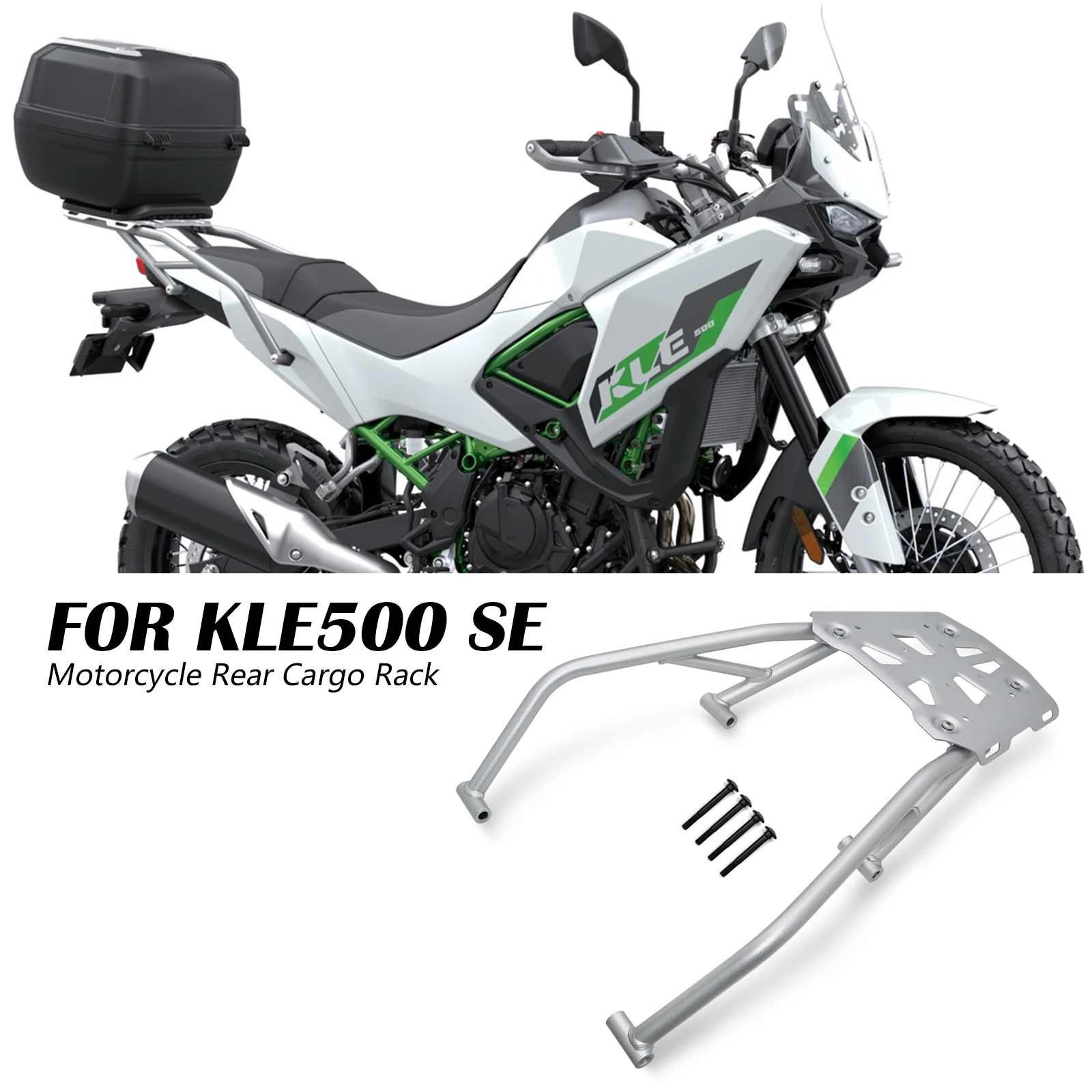 Rear Luggage Rack Cargo Shelf Bracket Holder Extension Support For Kawasaki KLE 500 2026 KLE500 SE ABS 2026 KLE 500SE
Rear Luggage Rack Cargo Shelf Bracket Holder Extension Support For Kawasaki KLE 500 2026 KLE500 SE ABS 2026 KLE 500SE