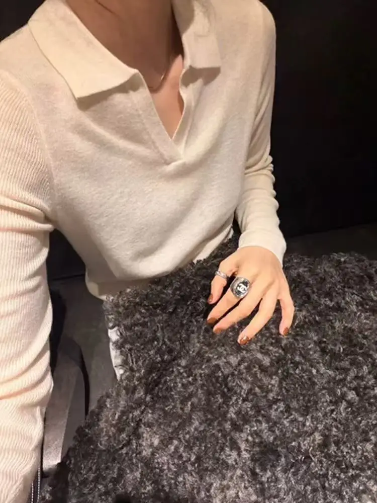 Spring Autumn Wool Knit Sweater Women Loose Soft Thin Overhead Small Size Knitted Base irt Thin Versatile Korean Sle
Spring Autumn Wool Knit Sweater Women Loose Soft Thin Overhead Small Size Knitted Base irt Thin Versatile Korean Sle