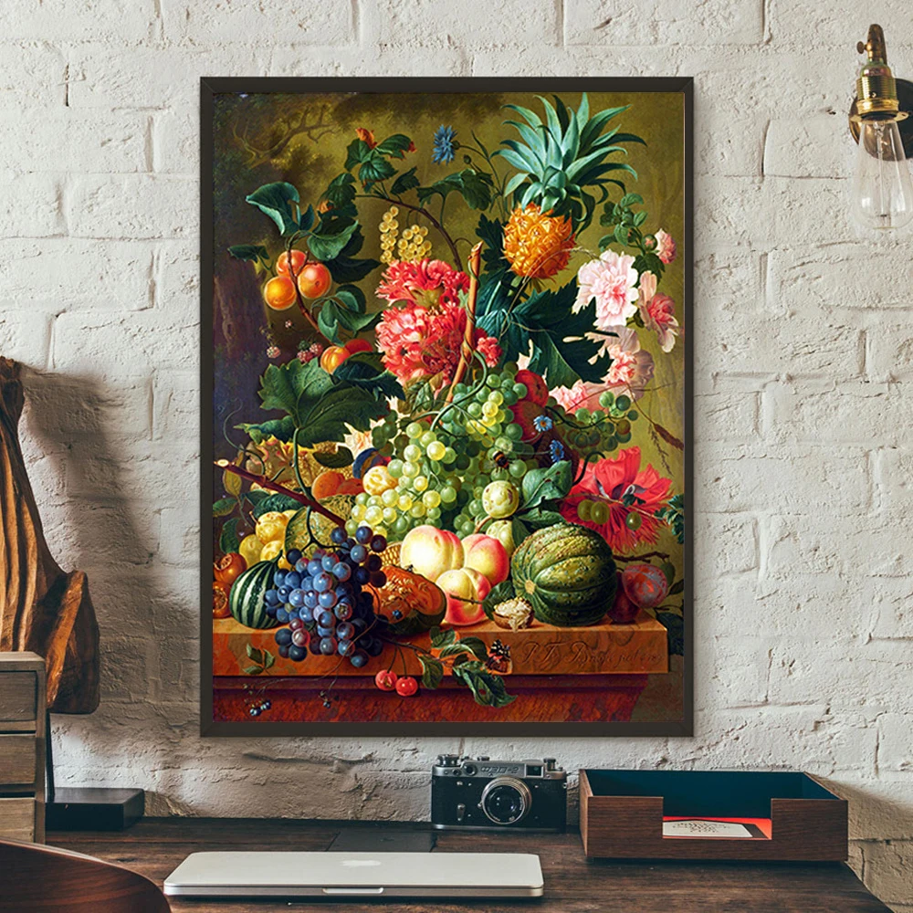 DIY 5D Full Diamond Painting Kit Tropical Fruit Modern Art Wall Cross Stitch Diamond Embroidery Living Room, Bedroom, Home Decor
DIY 5D Full Diamond Painting Kit Tropical Fruit Modern Art Wall Cross Stitch Diamond Embroidery Living Room, Bedroom, Home Decor