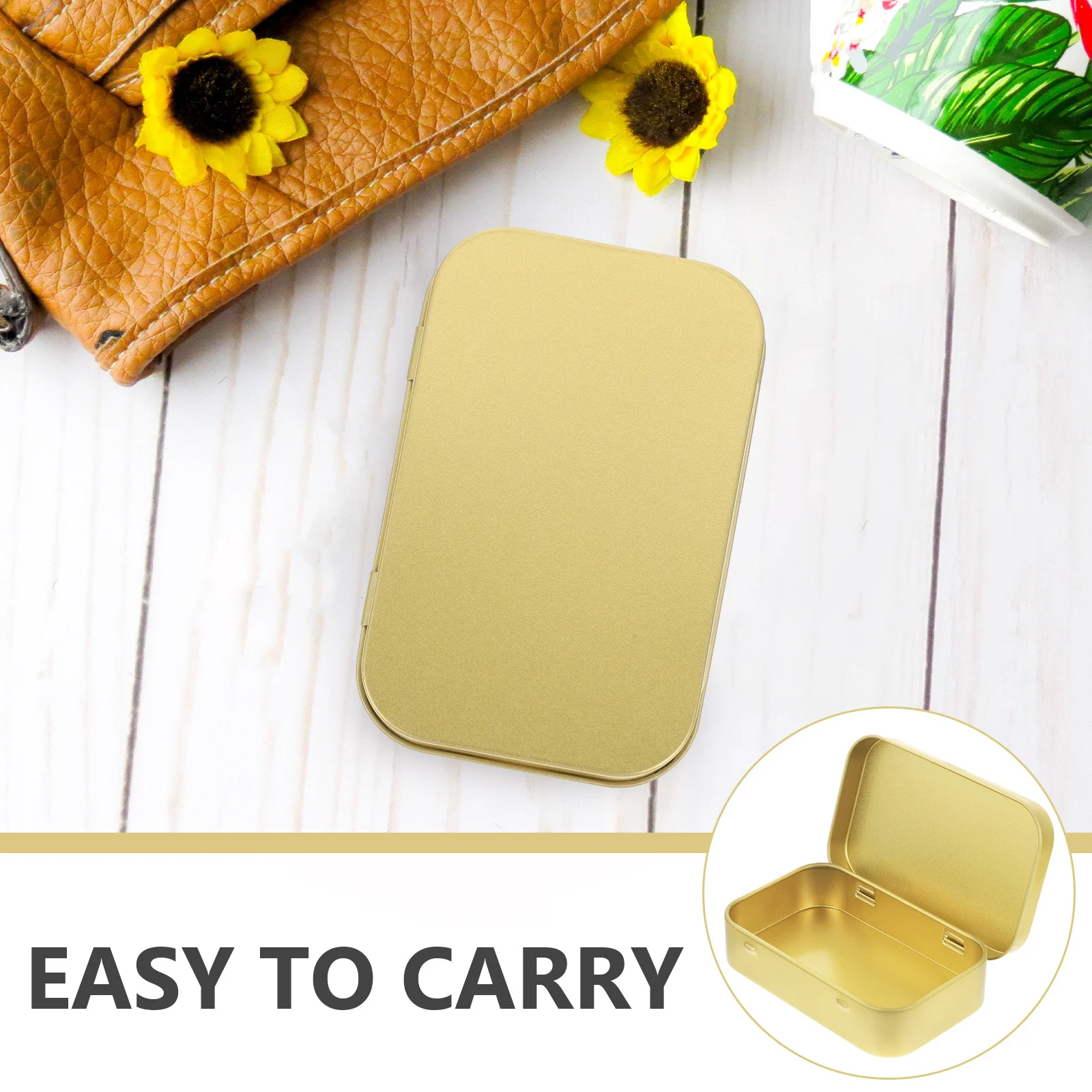 6Pcs Flip Lid Small Tinplate Boxes Rectangle Candy Storage Containers Durable Metal Case for Gifts Jewelry Snacks Party Use 
6Pcs Flip Lid Small Tinplate Boxes Rectangle Candy Storage Containers Durable Metal Case for Gifts Jewelry Snacks Party Use