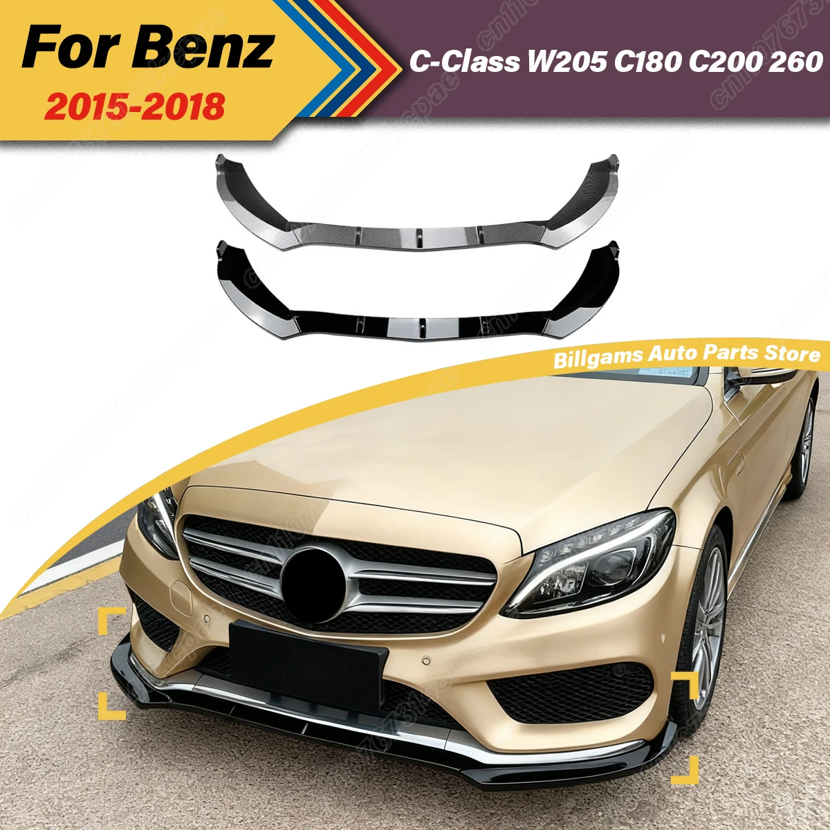 For Mercedes C-Class W205 C180 C200 260 2015 2016 2017 2018 Automobile Front Bumper Spoiler Board Modification Decoration Kit
For Mercedes C-Class W205 C180 C200 260 2015 2016 2017 2018 Automobile Front Bumper Spoiler Board Modification Decoration Kit
