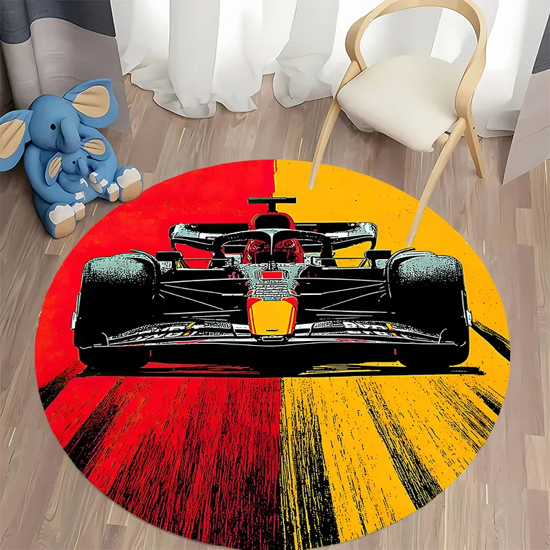 Dynamic Racing Car Design Round Rug for Living Room round carpet for home sofa bedroom, gift
Dynamic Racing Car Design Round Rug for Living Room round carpet for home sofa bedroom, gift