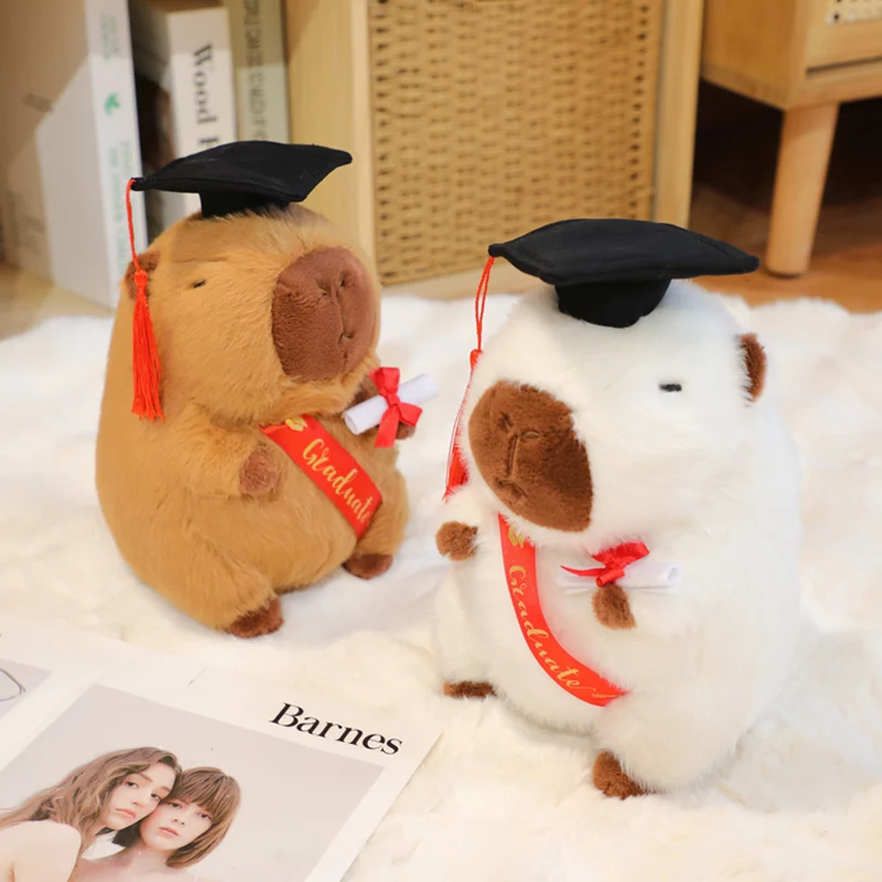 25cm Doctor Capybara Doll Plush Toy Graduated Cartoon Mascot Souvenir Brown White Eyes Closed Kawaii Aquatic Animal Gift
25cm Doctor Capybara Doll Plush Toy Graduated Cartoon Mascot Souvenir Brown White Eyes Closed Kawaii Aquatic Animal Gift