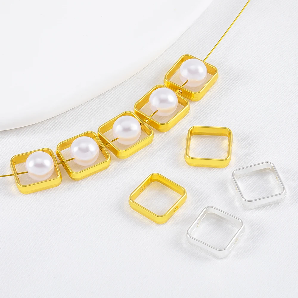 10pcs 20pcs 30Pcs Brass Beads Frame Square Beads Frame For DIY Jewelry Bracelets Necklaces Making Accessories Supplies Wholesale
10pcs 20pcs 30Pcs Brass Beads Frame Square Beads Frame For DIY Jewelry Bracelets Necklaces Making Accessories Supplies Wholesale