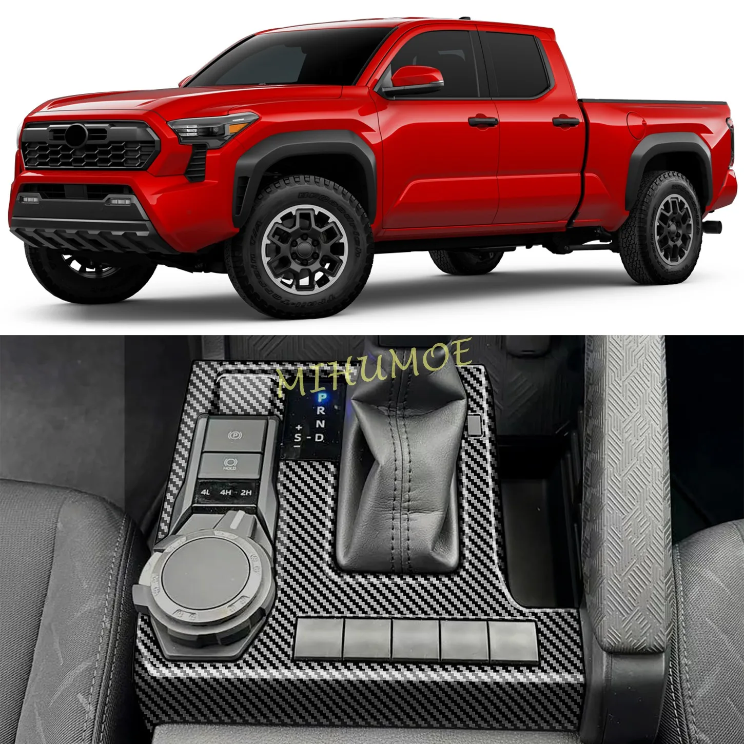 For Toyota Tacoma 2024 2025 LHD Carbon Fiber Central Control Gear Shift Panel Trim Cover Car Interior Decorative Stickers
For Toyota Tacoma 2024 2025 LHD Carbon Fiber Central Control Gear Shift Panel Trim Cover Car Interior Decorative Stickers