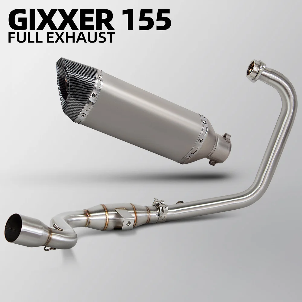 Motorcycle escape muffler For Suzuki Gixxer 150/SF150 Gixxer 155/SF155 Motobike exhaust full system street bike Header pipe kit
Motorcycle escape muffler For Suzuki Gixxer 150/SF150 Gixxer 155/SF155 Motobike exhaust full system street bike Header pipe kit