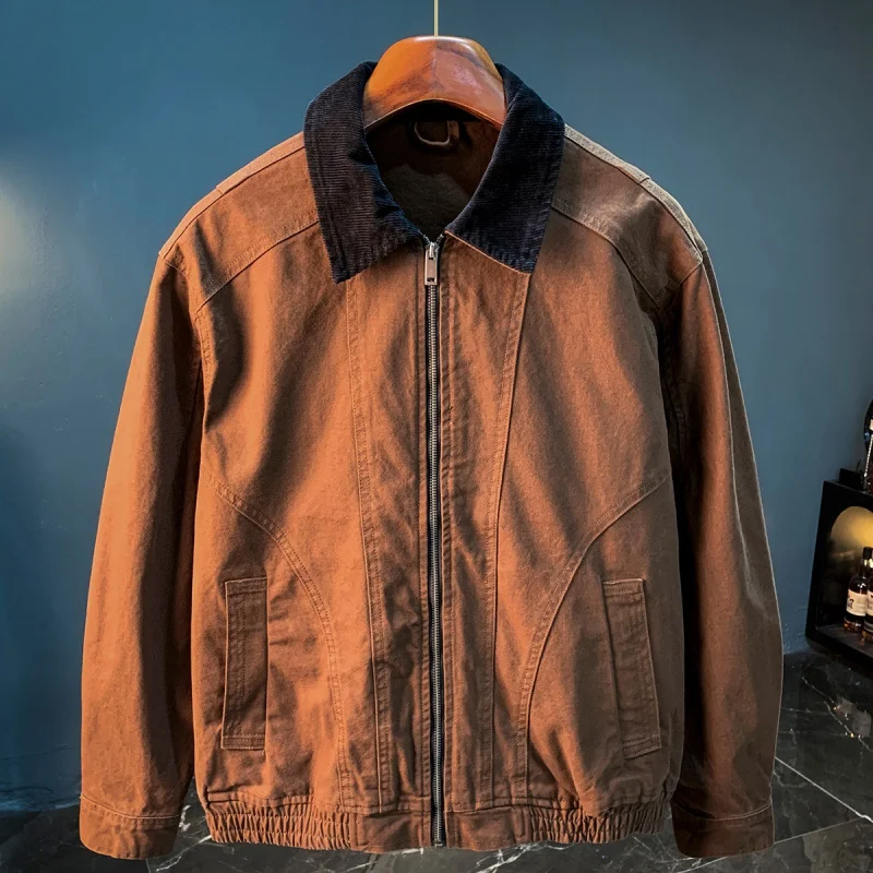 Color blocked lapel jacket men's zipper cardigan casual jacket trend 2026 new autumn men's clothing
Color blocked lapel jacket men's zipper cardigan casual jacket trend 2026 new autumn men's clothing