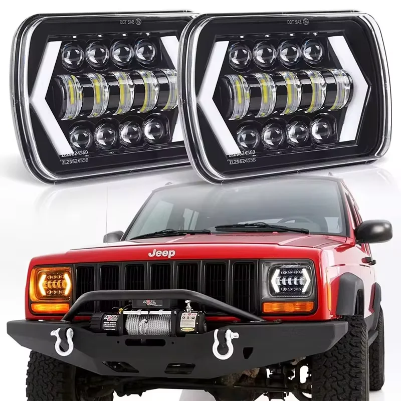 Передние фары головного света для Jeep Cherokee XJ, 12 В, 24 В, 7x6 дюймов, ангельские глазки, дневные ходовые огни H4, передние фары для 86-95 Wrangler WJ
Передние фары головного света для Jeep Cherokee XJ, 12 В, 24 В, 7x6 дюймов, ангельские глазки, дневные ходовые огни H4, передние фары для 86-95 Wrangler WJ