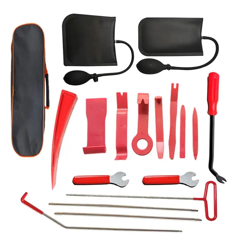 Professional Long Reach Tool 18 PCS Garage Door Pull Hook Car Emergent Hook Automotive Tool Sets Long-Distance Unlocking Tools
Professional Long Reach Tool 18 PCS Garage Door Pull Hook Car Emergent Hook Automotive Tool Sets Long-Distance Unlocking Tools