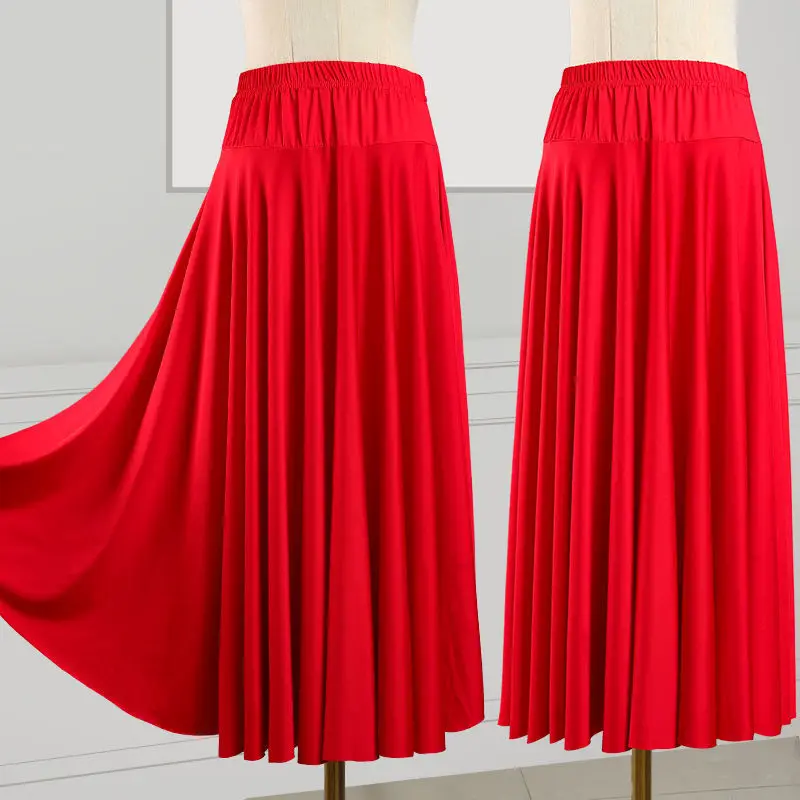 New Ethnic Sle Square Dance Clothes Plus Size Long Dress Women Summer Solid Color Xinjiang Dance Skirt Tibetan Dance Dress A360
New Ethnic Sle Square Dance Clothes Plus Size Long Dress Women Summer Solid Color Xinjiang Dance Skirt Tibetan Dance Dress A360