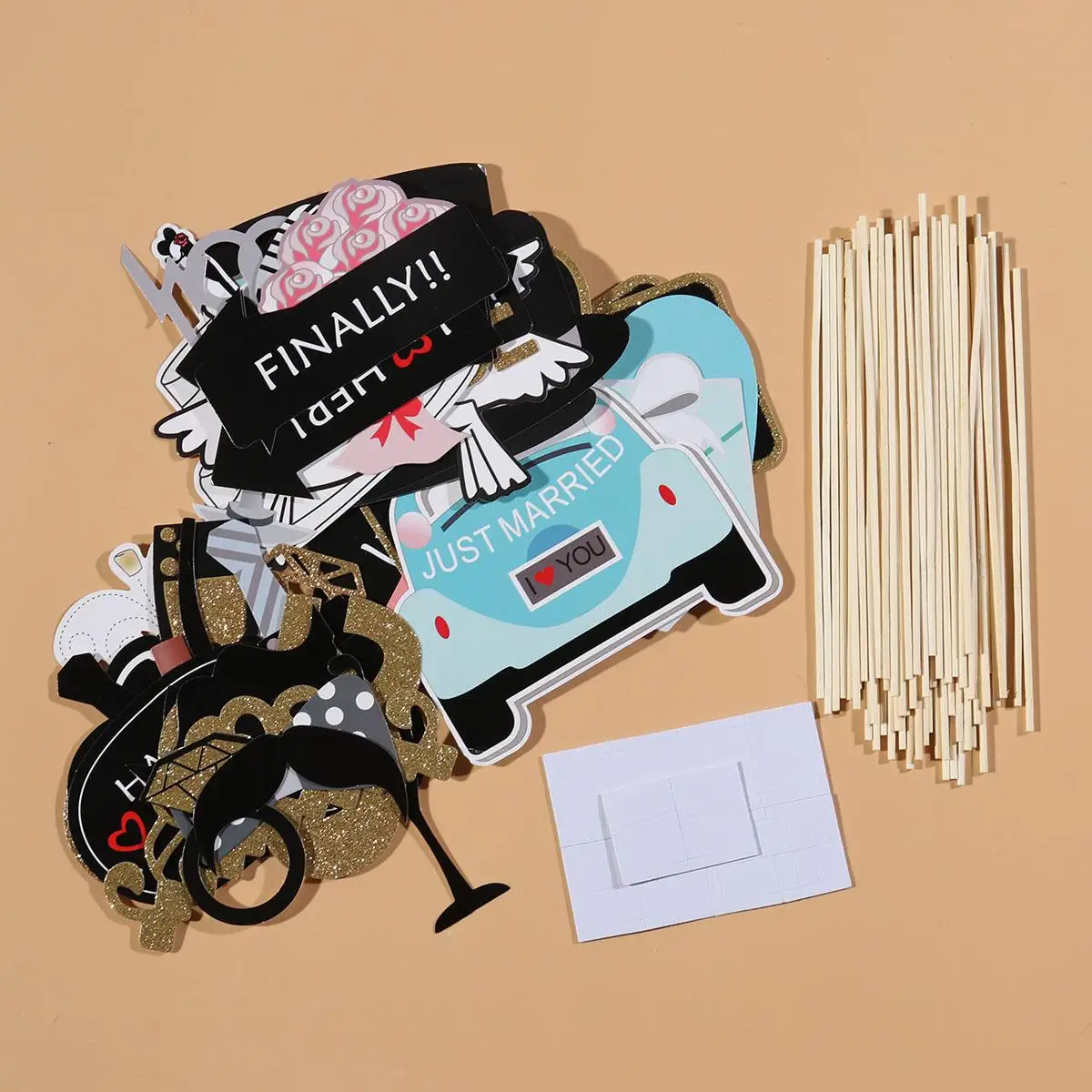 53 Pcs Photo Booth Props Photo Booth Props Creative Posing Wedding Party Decorations Bridal Fun Accessories
53 Pcs Photo Booth Props Photo Booth Props Creative Posing Wedding Party Decorations Bridal Fun Accessories