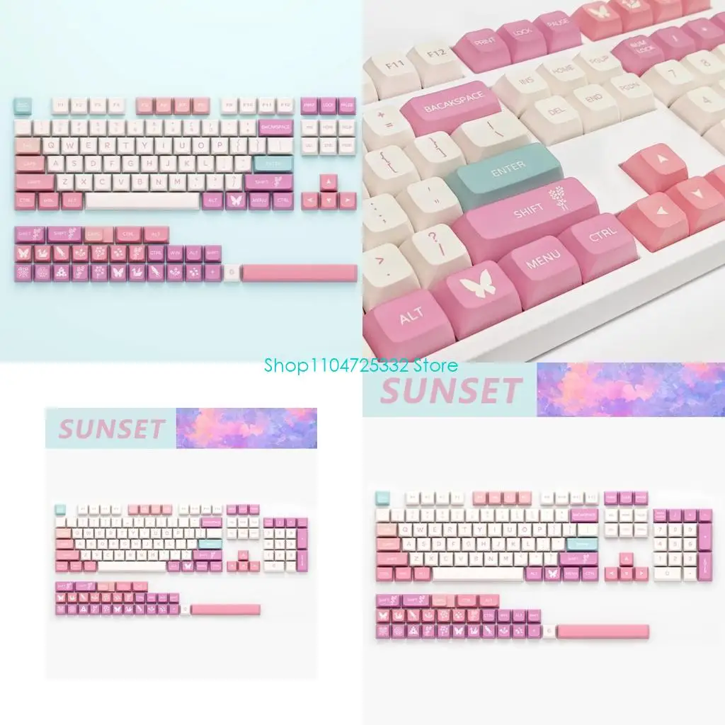 P5EA 134 Keys XDA Keycap PBT DYE SUB Pink Sunset Keycaps For 60 61 64 68 84 96 104
P5EA 134 Keys XDA Keycap PBT DYE SUB Pink Sunset Keycaps For 60 61 64 68 84 96 104