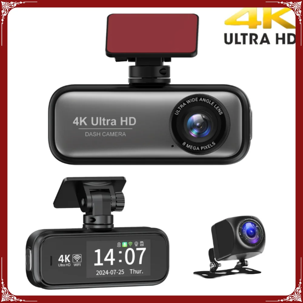 4KCar Recording Mini DashCam Car Video Black Box Recorder Support 1080P Rear Camera WIFI Parking Monitoring Night Vision CAR DVR
4KCar Recording Mini DashCam Car Video Black Box Recorder Support 1080P Rear Camera WIFI Parking Monitoring Night Vision CAR DVR