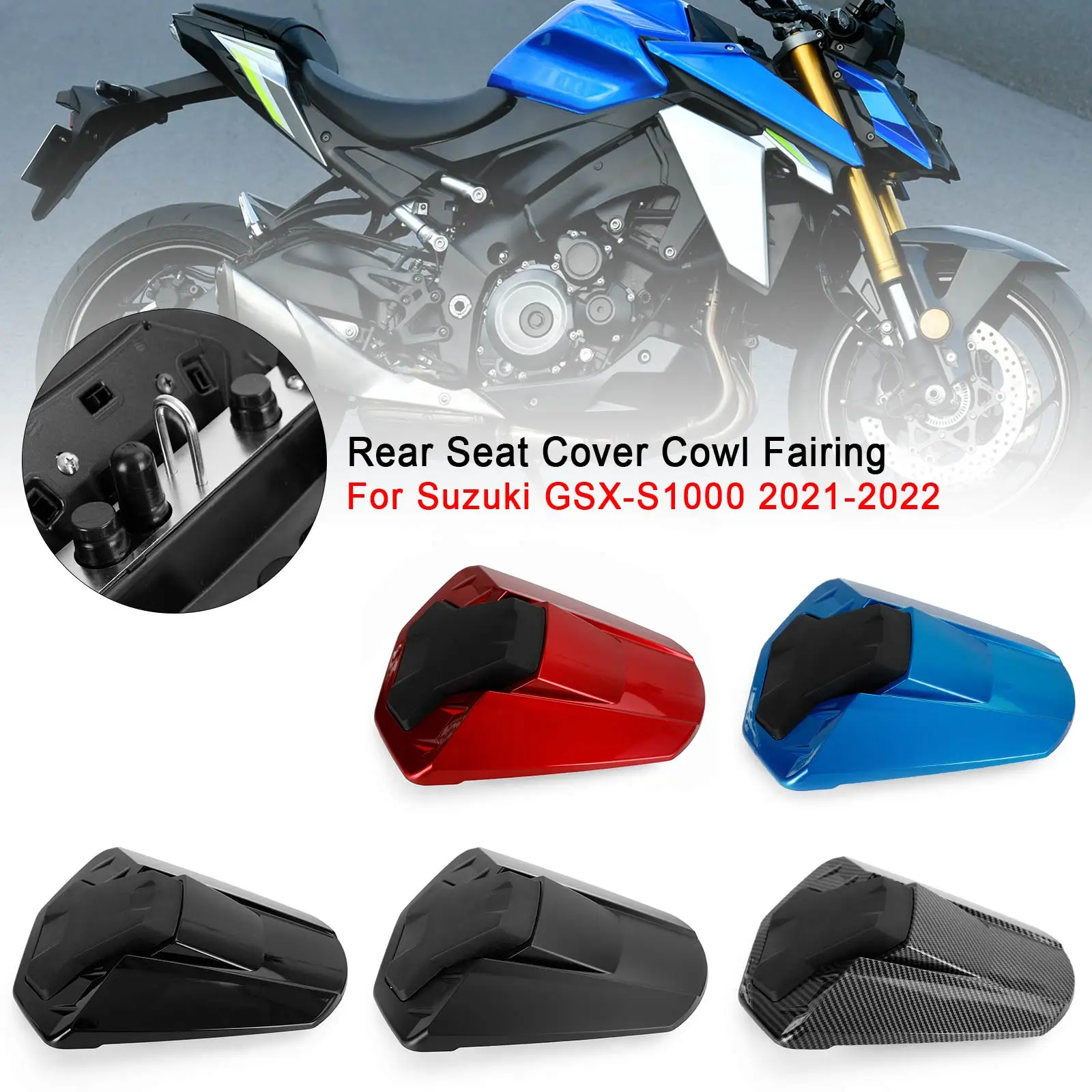 Topteng Rear Seat Cover Cowl Fairing For Suzuki GSXS 1000 GSX-S1000 2021-2024 Motorcycle Accessories
Topteng Rear Seat Cover Cowl Fairing For Suzuki GSXS 1000 GSX-S1000 2021-2024 Motorcycle Accessories