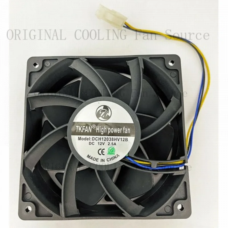 B+ 4pcs DCH12038HV12B for ULTRA HIGH SPEED SERVER MINER FAN 12V 2.5A 120x38mm 3-Pin
B+ 4pcs DCH12038HV12B for ULTRA HIGH SPEED SERVER MINER FAN 12V 2.5A 120x38mm 3-Pin