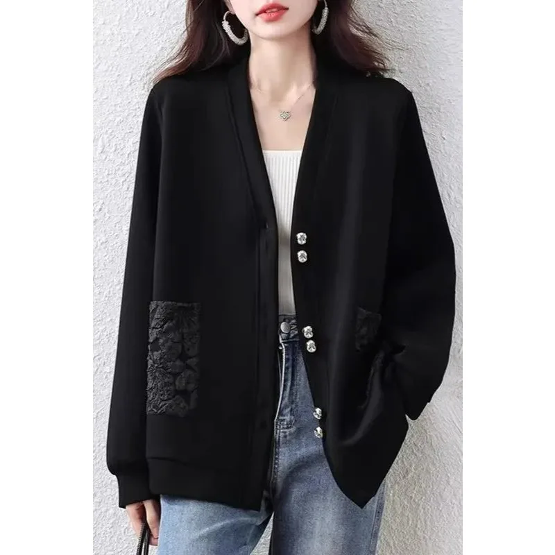 Women's Plus Size V Neck Cardigan Sweatshirt Loose Fit Casual Fall Pullover
Women's Plus Size V Neck Cardigan Sweatshirt Loose Fit Casual Fall Pullover