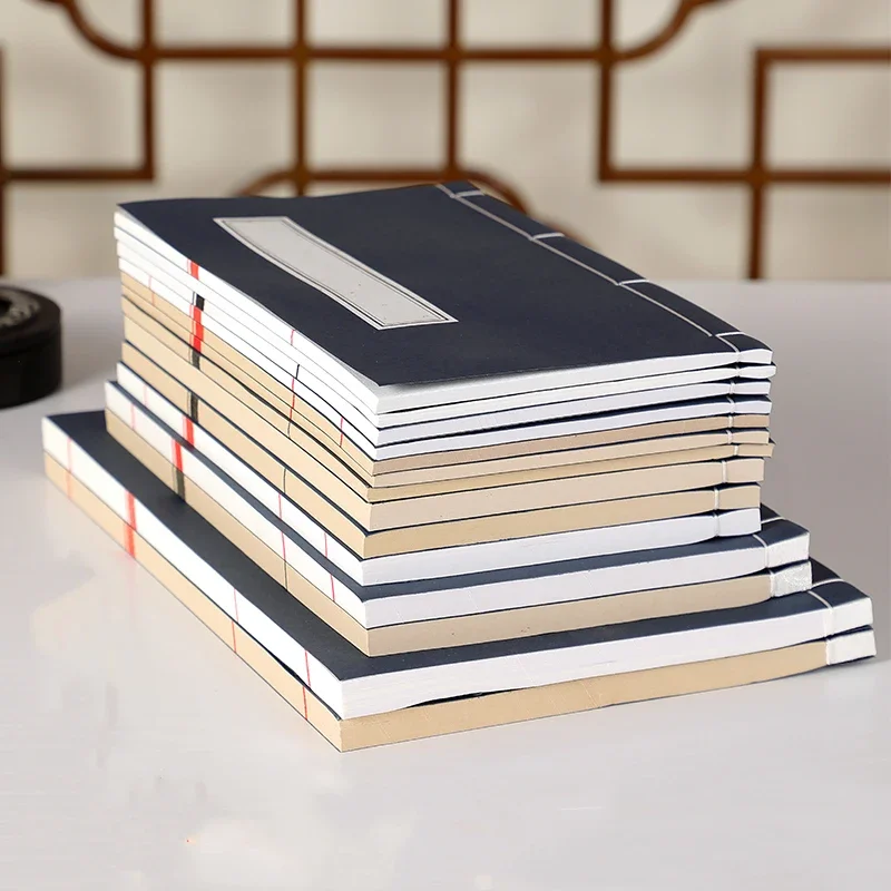 Half Ripe Xuan Paper Handmade Thread Bound Books Professional Small Regular Script Copying Scripture Rice Paper Books Art Supply
Half Ripe Xuan Paper Handmade Thread Bound Books Professional Small Regular Script Copying Scripture Rice Paper Books Art Supply