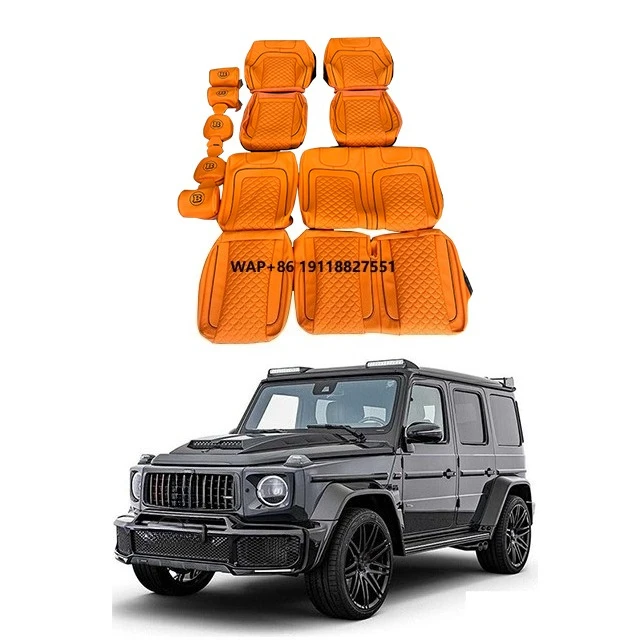 Applicable for G-Class Seat Cover Customized Styles and Colors New G-class Seat Nappa Leather Cover Interior Wrap
Applicable for G-Class Seat Cover Customized Styles and Colors New G-class Seat Nappa Leather Cover Interior Wrap
