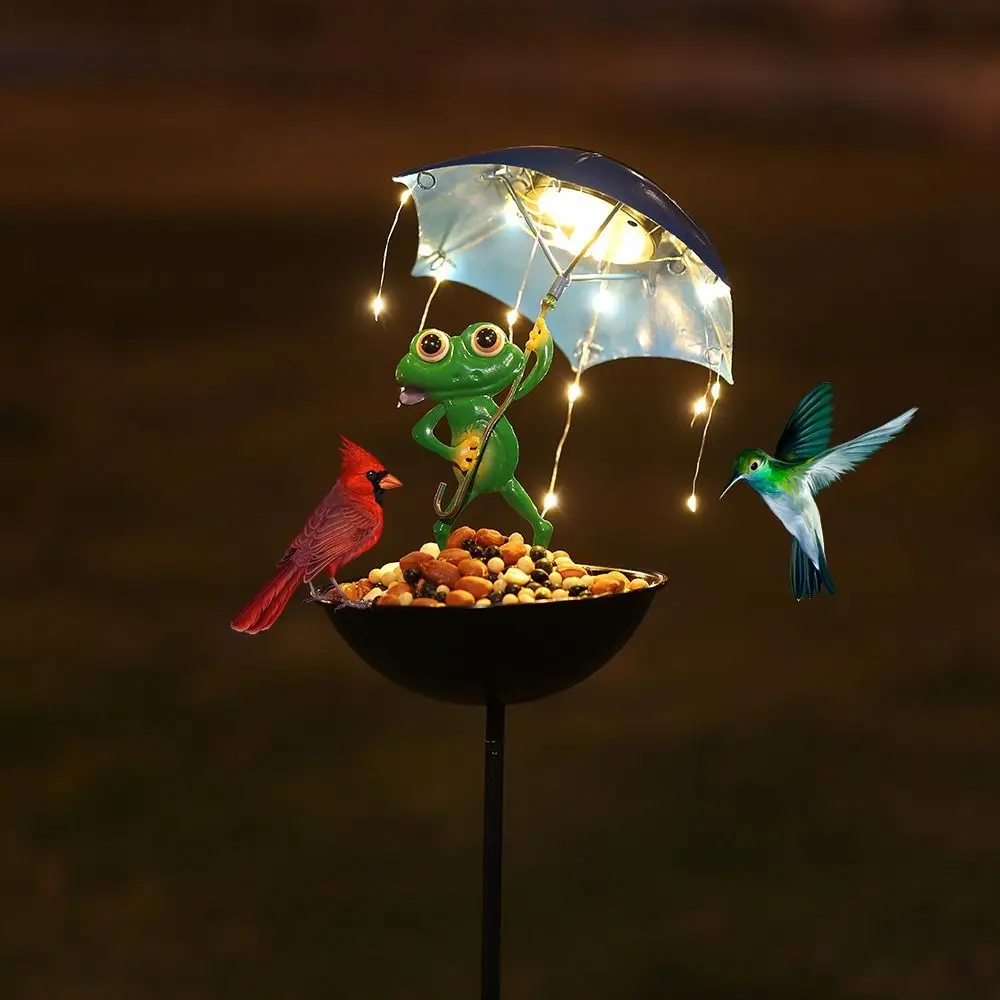 Premium Metal Material Outdoor Solar Bird Feeder Soft Landscape Lighting Weather Resistance Landscape Light Feeder
Premium Metal Material Outdoor Solar Bird Feeder Soft Landscape Lighting Weather Resistance Landscape Light Feeder