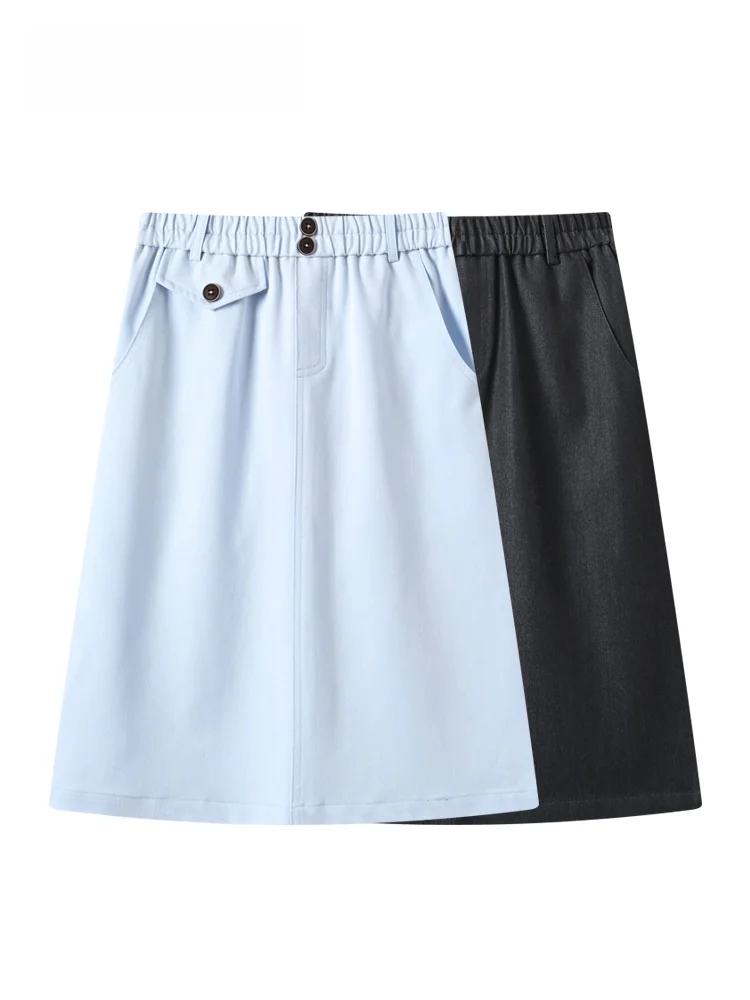 High Waist A-Line Skirt Women's plus Size Summer New Style Fashionable Denim Skirt Trendy College Style Pear Shape Fit
High Waist A-Line Skirt Women's plus Size Summer New Style Fashionable Denim Skirt Trendy College Style Pear Shape Fit