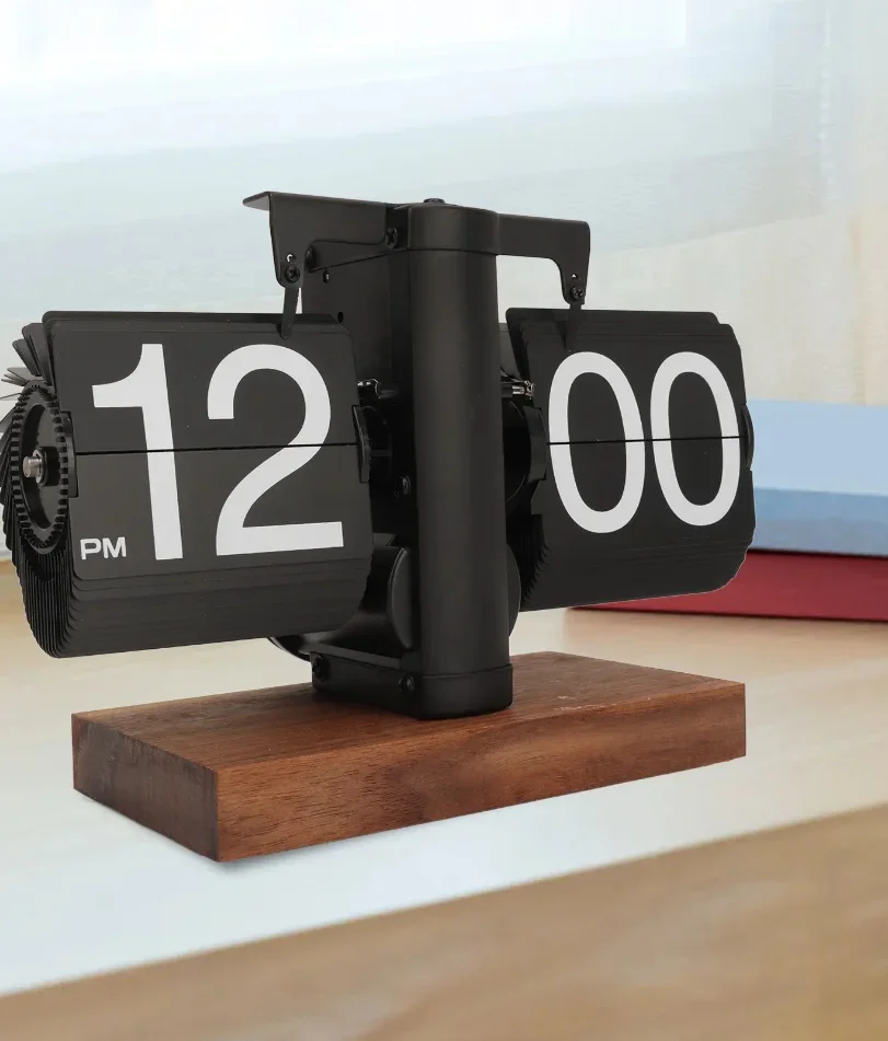 Digital Flip Down Clock Retro Automatic Turning Battery Operated Mechanical Clock for Home Room Office Decoration
Digital Flip Down Clock Retro Automatic Turning Battery Operated Mechanical Clock for Home Room Office Decoration
