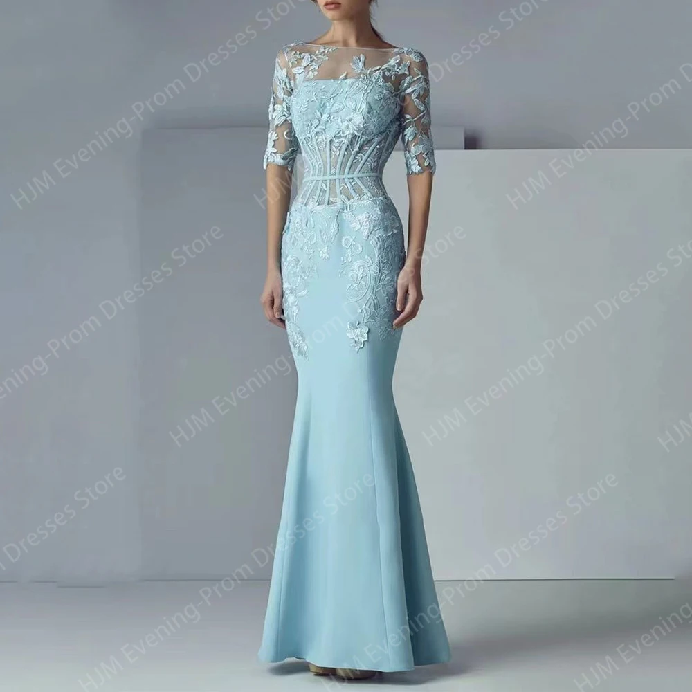 Long Elegant Mother of the Bride Dresses Appliques Floor-Length Mermaid Wedding Guest Party Evening Gala Dress for Women 2024
Long Elegant Mother of the Bride Dresses Appliques Floor-Length Mermaid Wedding Guest Party Evening Gala Dress for Women 2024