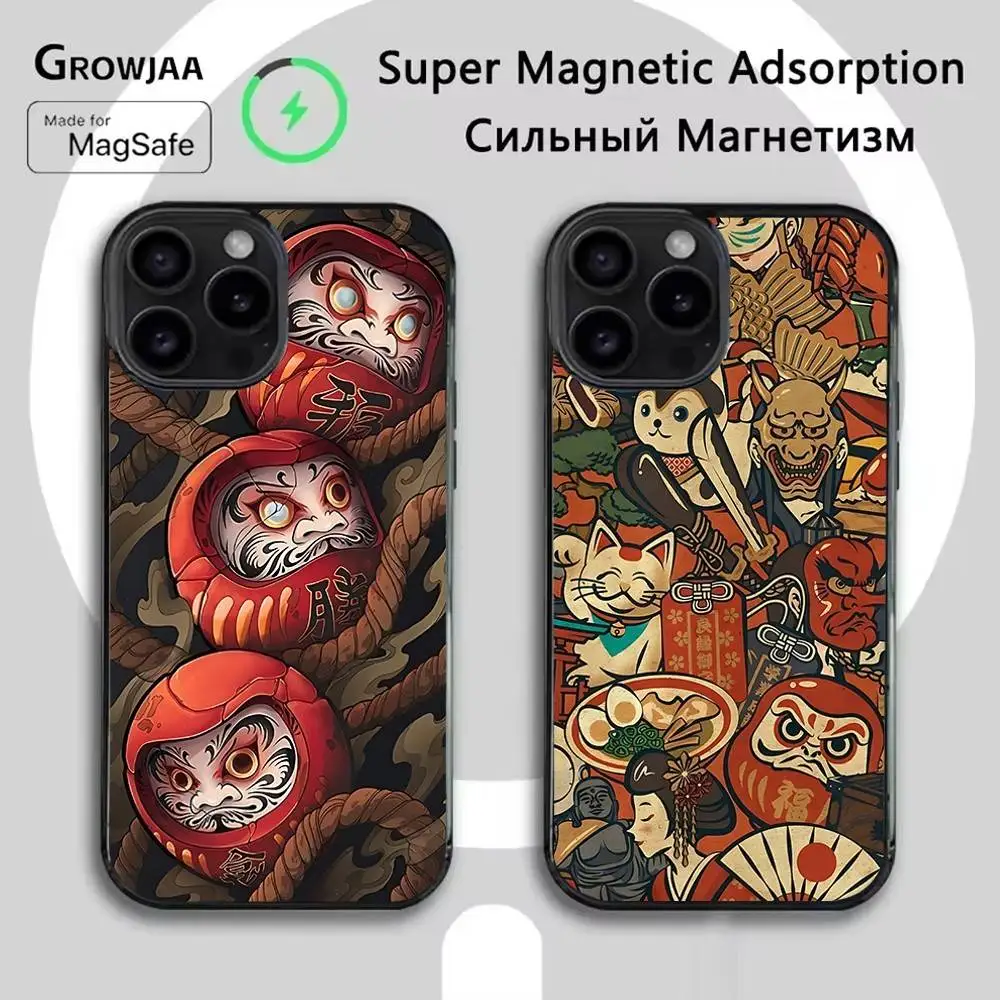 Japanese Daruma Lucky Doll Phone Case For iPhone 16e,16,15,14,13,12,11,Plus,Pro,Max,Mini Magsafe Magnetic Wireless Charging
Japanese Daruma Lucky Doll Phone Case For iPhone 16e,16,15,14,13,12,11,Plus,Pro,Max,Mini Magsafe Magnetic Wireless Charging