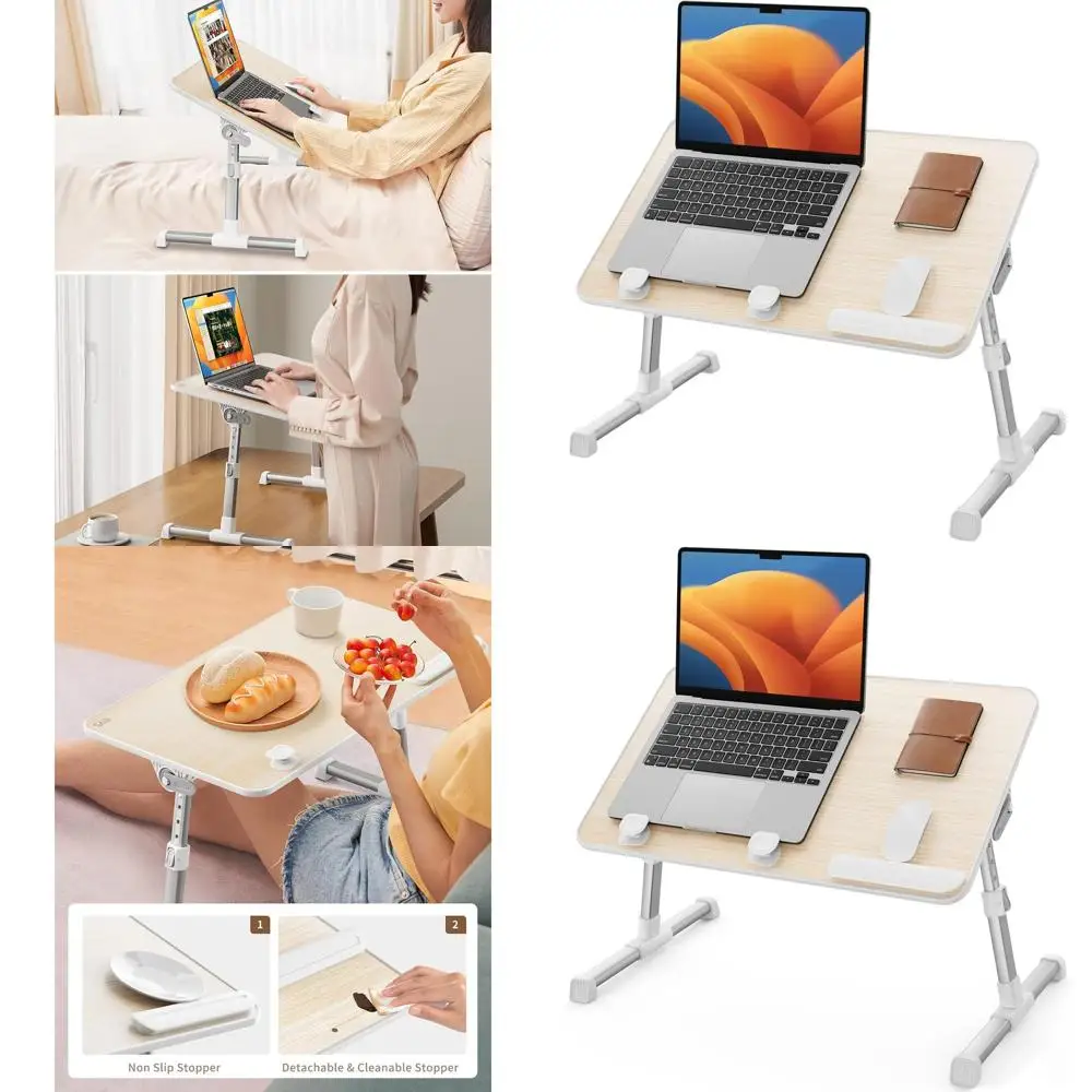 Поднос для ноутбука, регулируемый стол для домашнего офиса, портативный легкий складной стол на коленях для дивана, дивана, работы на полу
Поднос для ноутбука, регулируемый стол для домашнего офиса, портативный легкий складной стол на коленях для дивана, дивана, работы на полу