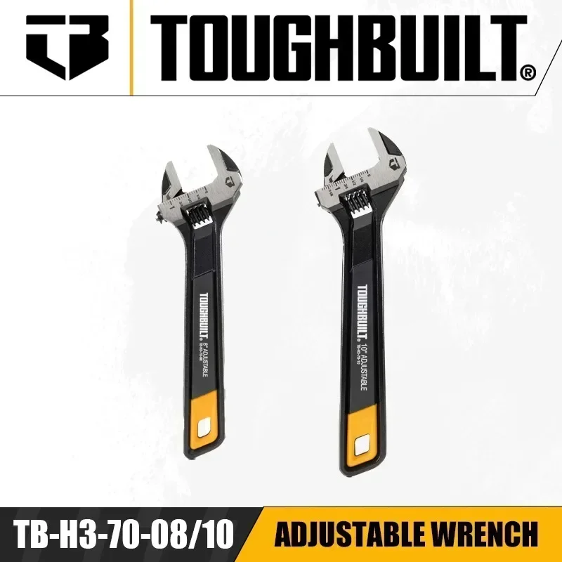 TOUGHBUILT Double Scale Adjustable Wrench Tool for Effortless Construction Board Sink with Active Mouth Sink TB-H3-70-08/TB-H3-7
TOUGHBUILT Double Scale Adjustable Wrench Tool for Effortless Construction Board Sink with Active Mouth Sink TB-H3-70-08/TB-H3-7