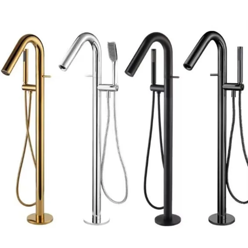 New Black Brass Floor Mount Bath Shower Mixer Set Freestanding Bathroom Bathtub Faucet With Hand Shower Bath Shower Set
New Black Brass Floor Mount Bath Shower Mixer Set Freestanding Bathroom Bathtub Faucet With Hand Shower Bath Shower Set