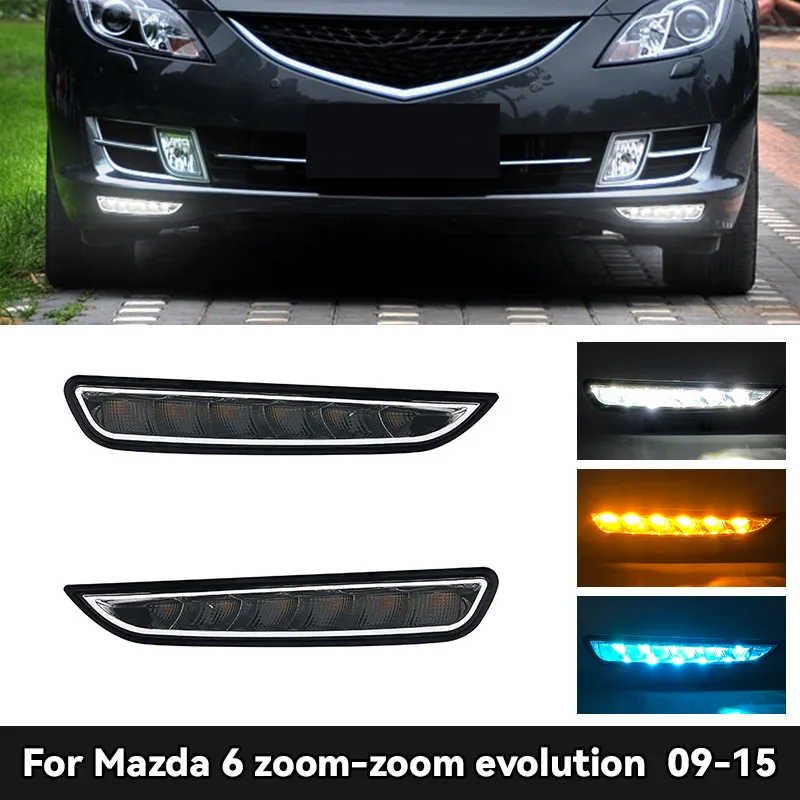 1 пара для Mazda 6 Mazda6 GH Ruiyi 2010 2011 2012 2013 передние светодиодные дневные фары, противотуманные фары, крышка дневного света DRL
1 пара для Mazda 6 Mazda6 GH Ruiyi 2010 2011 2012 2013 передние светодиодные дневные фары, противотуманные фары, крышка дневного света DRL