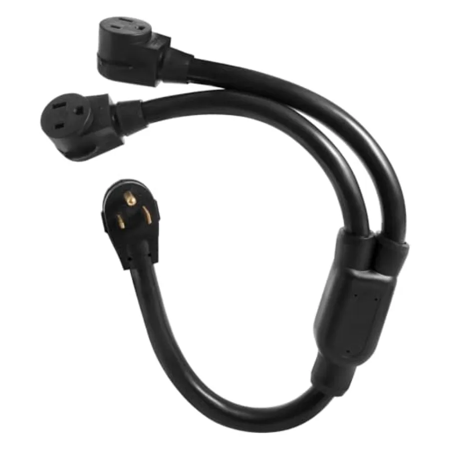 3-Wire Welder 50 Amp NEMA 6-50 Splitter Cord ONE NEMA 6-50P Male Plug to Tow NEMA 6-50R Female Plugs Connectors 250V 6 AWG 3 FE
3-Wire Welder 50 Amp NEMA 6-50 Splitter Cord ONE NEMA 6-50P Male Plug to Tow NEMA 6-50R Female Plugs Connectors 250V 6 AWG 3 FE