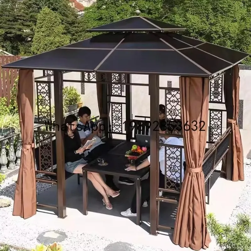 ww24 outdoor pavilion villa courtyard aluminum alloy garden sunshade outdoor new chinoiserie leisure pavilion
ww24 outdoor pavilion villa courtyard aluminum alloy garden sunshade outdoor new chinoiserie leisure pavilion