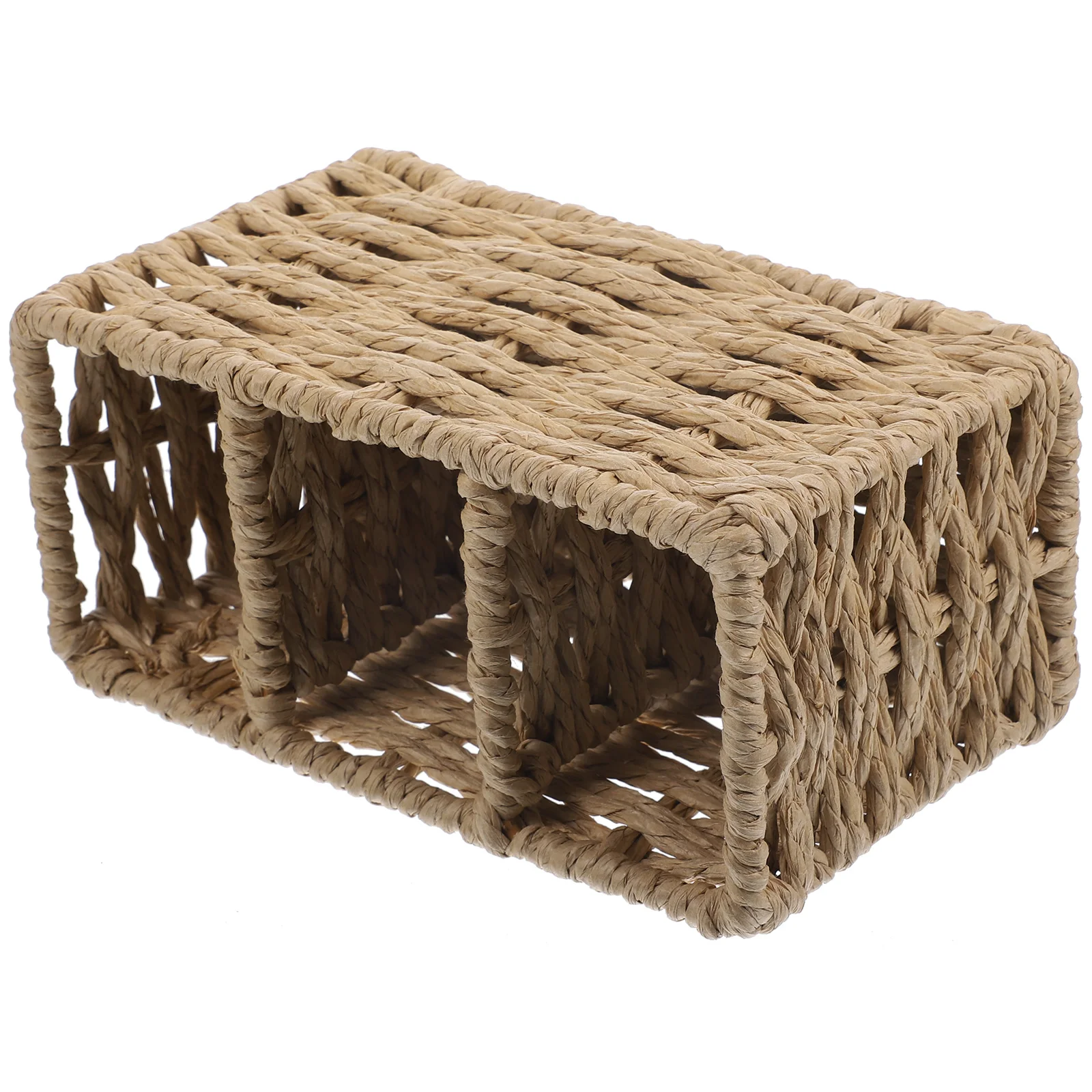 Paper Rope Storage Basket for Kitchen Utensils Wicker Silverware Holder Office Organizer Yellow Color Large Capacity 
Paper Rope Storage Basket for Kitchen Utensils Wicker Silverware Holder Office Organizer Yellow Color Large Capacity