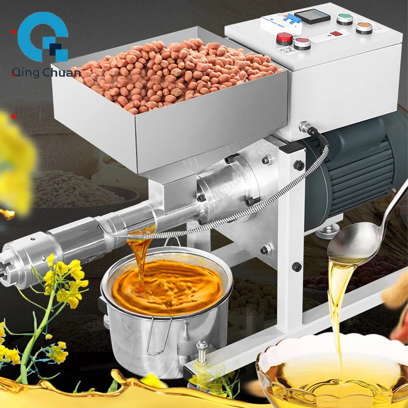 Oil Press Machine 3000W Commercial Seeds Presser 20-30Kg Per Hours Sesame Soybean Peanut Extractor
Oil Press Machine 3000W Commercial Seeds Presser 20-30Kg Per Hours Sesame Soybean Peanut Extractor