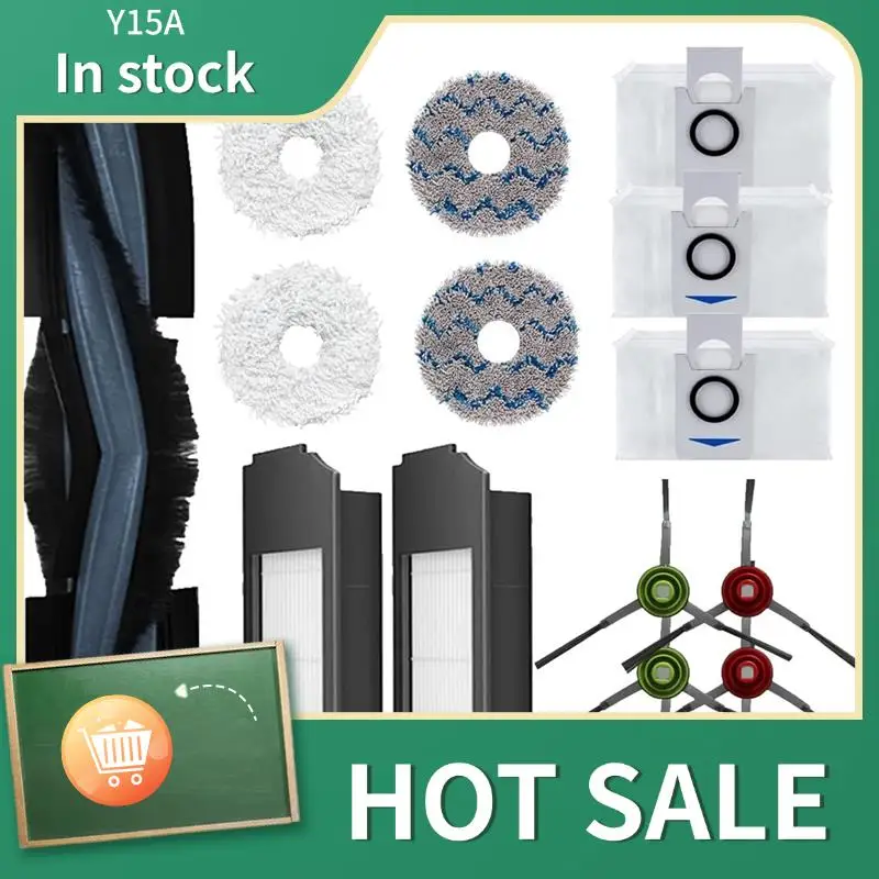 Набор сменных аксессуаров Y15A для робота-пылесоса ECOVACS X1 Omni/X1 Turbo, включая основную щетку, боковые щетки
Набор сменных аксессуаров Y15A для робота-пылесоса ECOVACS X1 Omni/X1 Turbo, включая основную щетку, боковые щетки