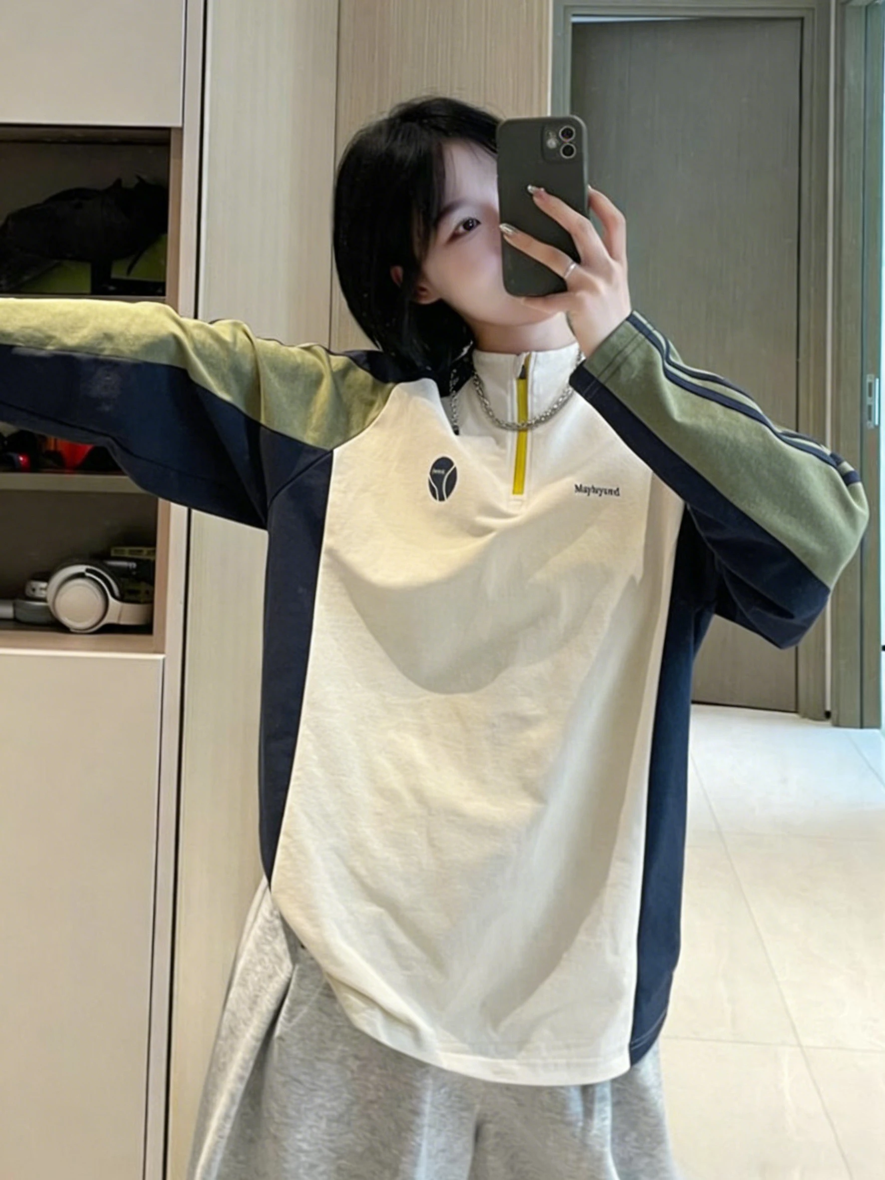 Outdoor Cycling Sportswear Long Sve Qui Dry oulder Zipper Men's T-irt Youth Faion Sun Protection Stand Fit Top
Outdoor Cycling Sportswear Long Sve Qui Dry oulder Zipper Men's T-irt Youth Faion Sun Protection Stand Fit Top