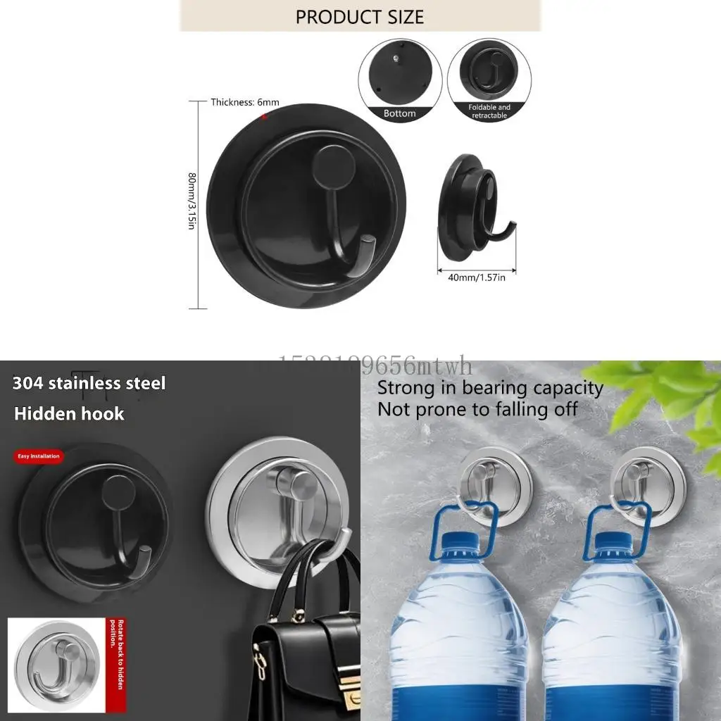 Metal Full Turn Clock Firm Antryway Accessy Simple Installs для курток B03D 
Metal Full Turn Clock Firm Antryway Accessy Simple Installs для курток B03D