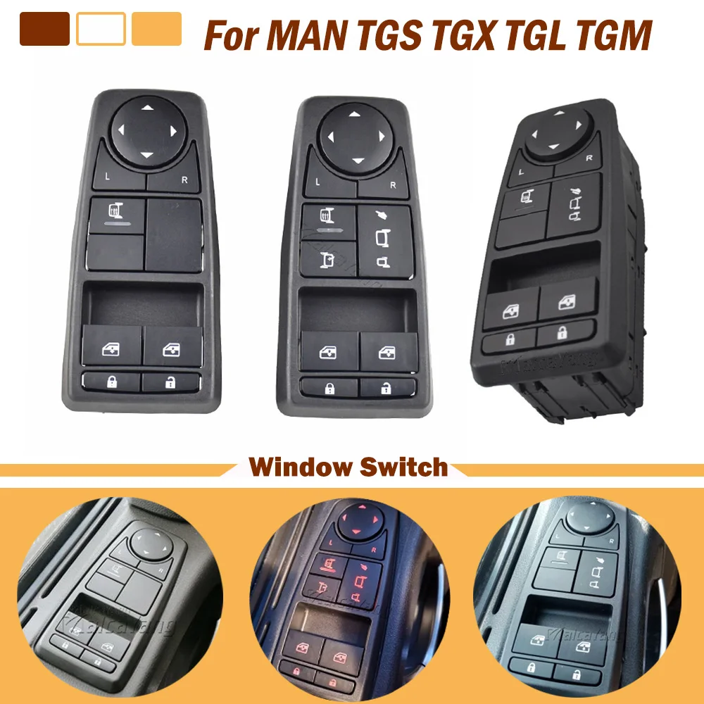 OE: 81258067107, 81258067092, 81258067080, 81258067062 Truck Electric Power Window Control Switch Button For MAN TGL TGM TGS TGX
OE: 81258067107, 81258067092, 81258067080, 81258067062 Truck Electric Power Window Control Switch Button For MAN TGL TGM TGS TGX
