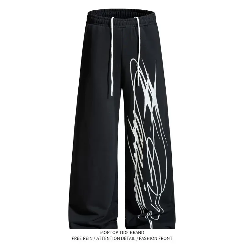 Silver Wire Thorn Casual Wide Leg Sweatpants Men Women Drapey Loose Fit Polyester Fiber Breathable All Seasons Straight Tube
Silver Wire Thorn Casual Wide Leg Sweatpants Men Women Drapey Loose Fit Polyester Fiber Breathable All Seasons Straight Tube