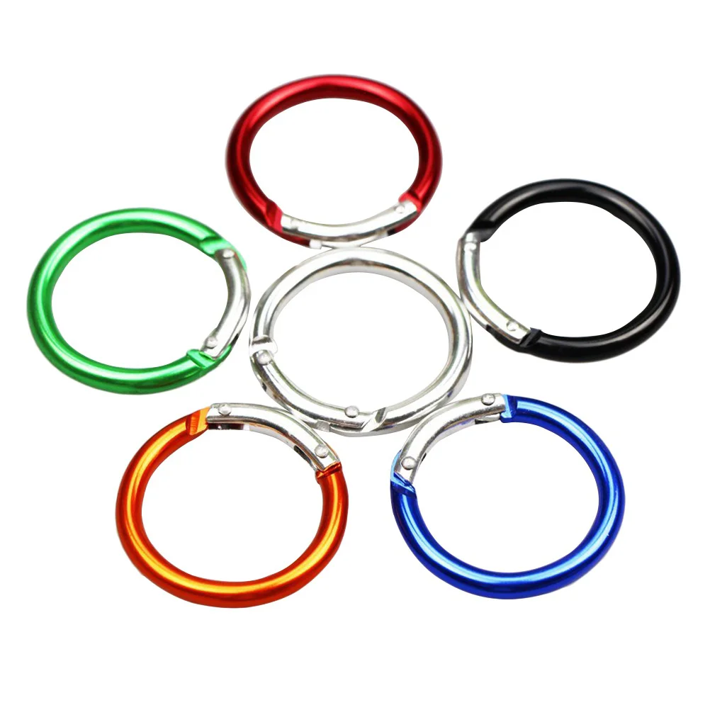 6 PCS Portable Cylindrical Mini Aluminum Carabiner Hooks Keys Holder (Random Color) key hook key holders
6 PCS Portable Cylindrical Mini Aluminum Carabiner Hooks Keys Holder (Random Color) key hook key holders