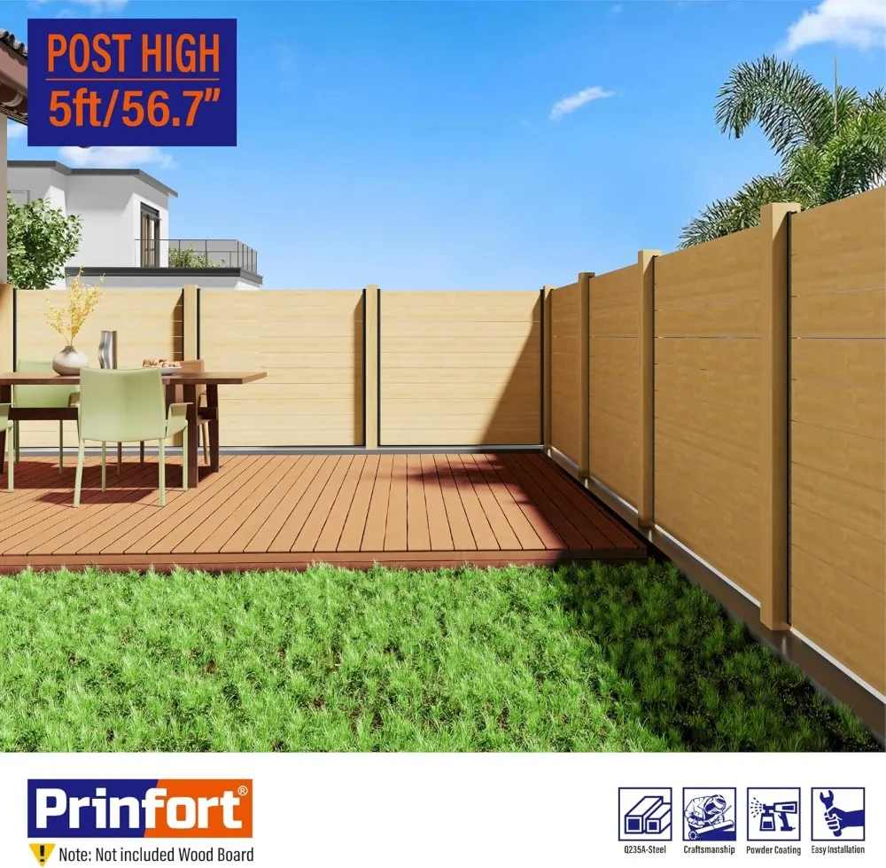 Набор из 4 черных металлических панелей для конфиденциальности длиной 5 футов со стойками, простая установка своими руками для наружных деревянных план
Набор из 4 черных металлических панелей для конфиденциальности длиной 5 футов со стойками, простая установка своими руками для наружных деревянных план