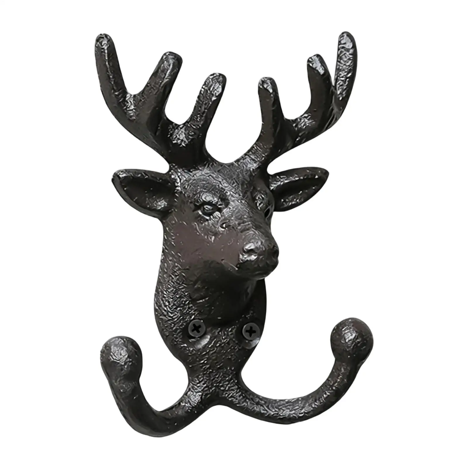 Retro Deer Head Cast Iron Wall Hook Rustic Deer Head Iron Decor Heavy-duty Decorative Coat Hook For Hanging Keys, Hats, Towels
Retro Deer Head Cast Iron Wall Hook Rustic Deer Head Iron Decor Heavy-duty Decorative Coat Hook For Hanging Keys, Hats, Towels