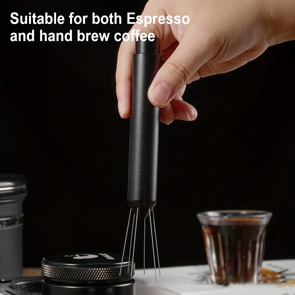 D5 WDT Espresso Distribution Tool Stirrer Tool Barista-Grade Precision Brewing Tamper With Retractable Stainless Steel Needle
D5 WDT Espresso Distribution Tool Stirrer Tool Barista-Grade Precision Brewing Tamper With Retractable Stainless Steel Needle