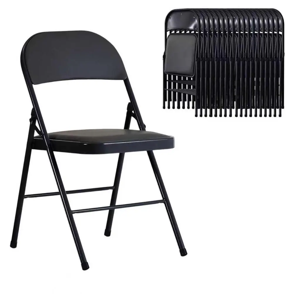 Chairs 20 Pack Black with Padded Seats, 350LBS Heavy Duty Metal Frame, Portable Design for Commercial Use, Party Events Wedding
Chairs 20 Pack Black with Padded Seats, 350LBS Heavy Duty Metal Frame, Portable Design for Commercial Use, Party Events Wedding