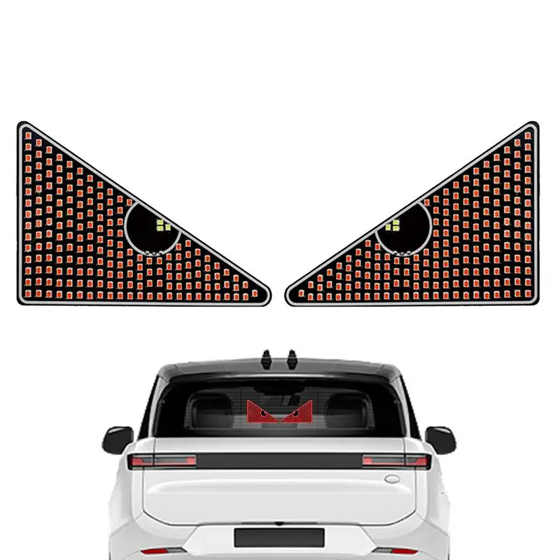 Car Triangle Eye Light Interactive Rearview Mirrors Lights 2 Pieces Eye Lamp Flexible Screen Multi-Function Warning Lights
Car Triangle Eye Light Interactive Rearview Mirrors Lights 2 Pieces Eye Lamp Flexible Screen Multi-Function Warning Lights