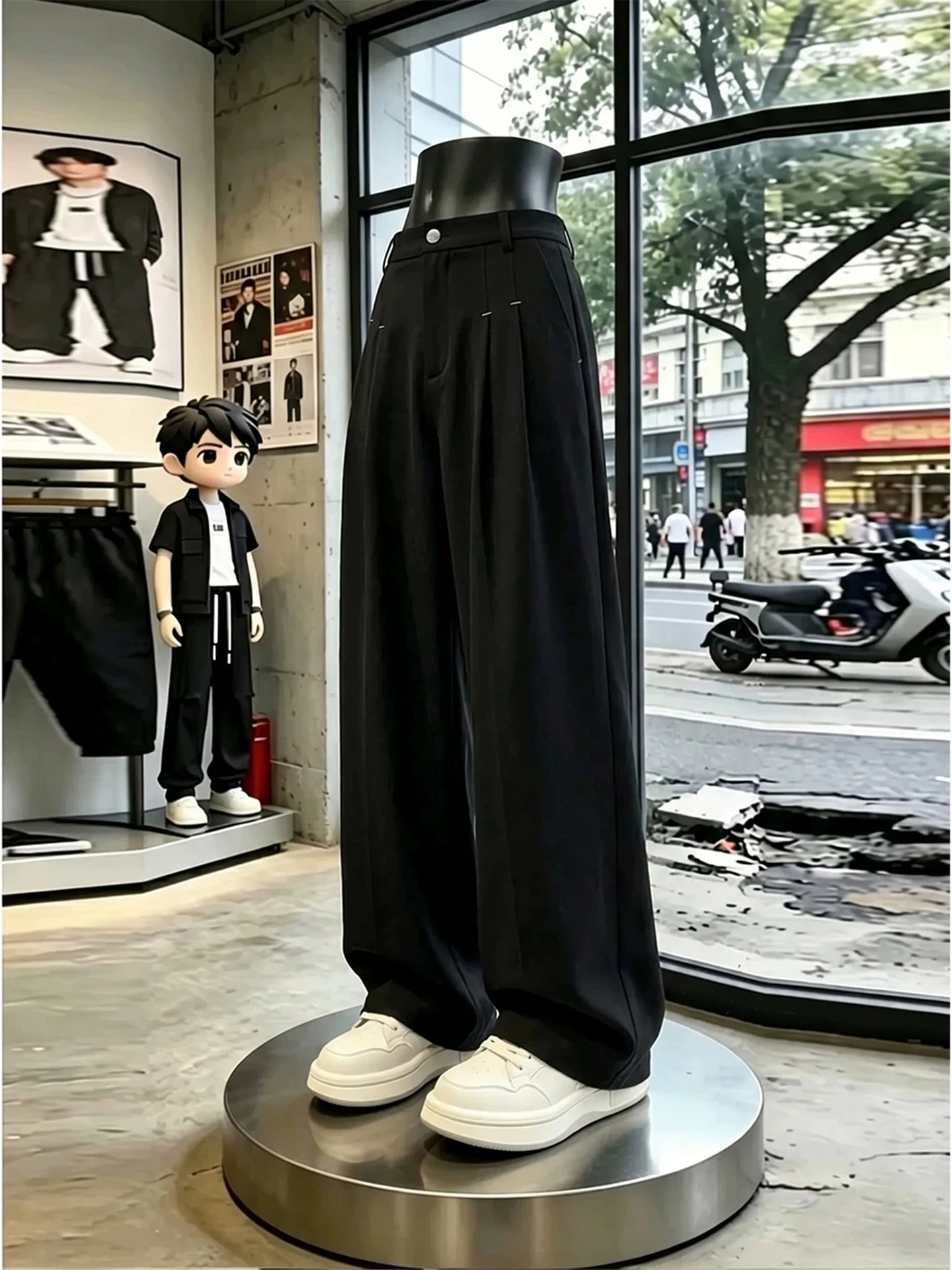 Black Ice Silk Men's Summer Thin Straight Leg Pants Drapey Knife Casual Trousers Breathable Comfortable Antibacterial
Black Ice Silk Men's Summer Thin Straight Leg Pants Drapey Knife Casual Trousers Breathable Comfortable Antibacterial