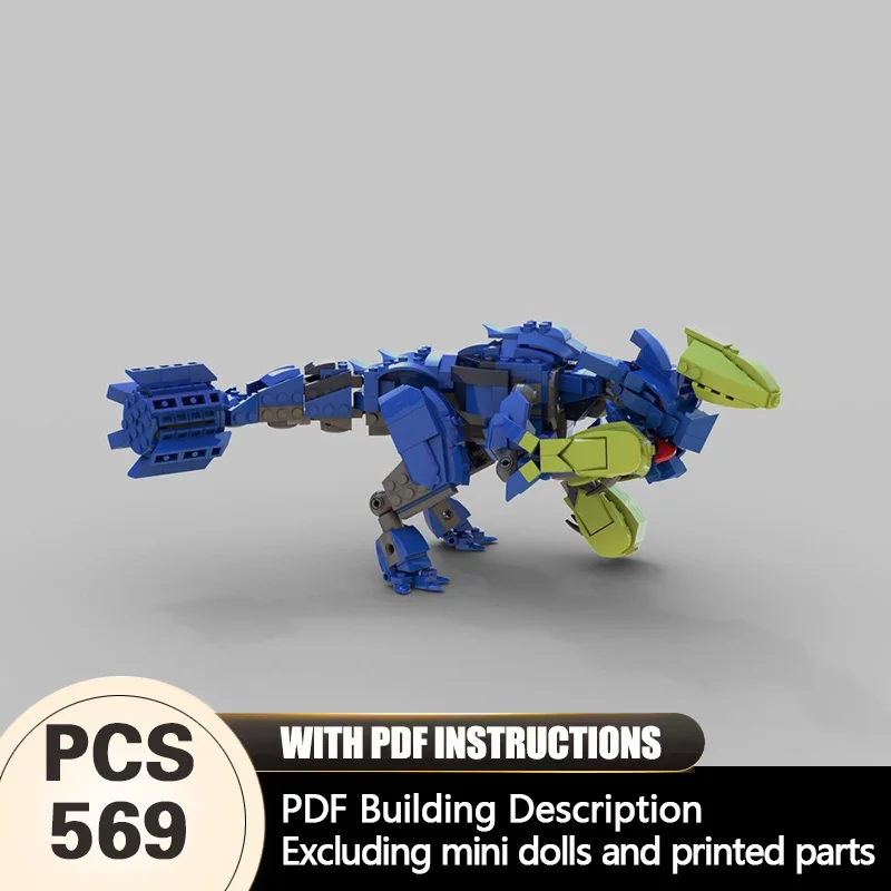 Creators Animal Series Model MOC Building Bricks Brachydios Modular Technology Gifts Holiday Assemble Children Toys Suit
Creators Animal Series Model MOC Building Bricks Brachydios Modular Technology Gifts Holiday Assemble Children Toys Suit