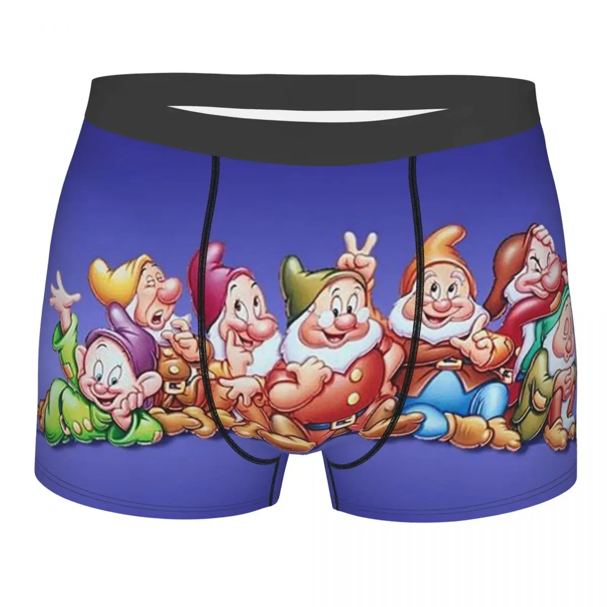 Custom Fashion Snow White Seven Dwarfs Anime Boxers Shorts Panties Men's Underpants Comfortable Funny Cartoon Briefs Underwear
Custom Fashion Snow White Seven Dwarfs Anime Boxers Shorts Panties Men's Underpants Comfortable Funny Cartoon Briefs Underwear